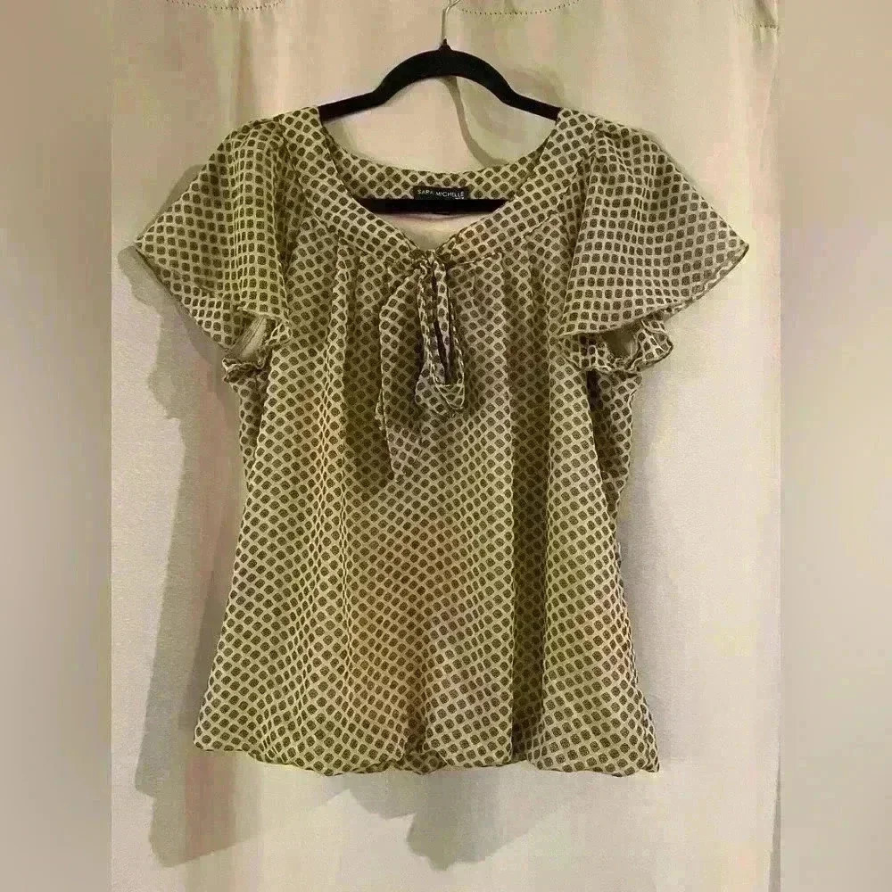 Women’s Tan Sara Michelle Blouse